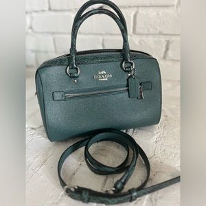 Coach Rowan Dark Green Bag